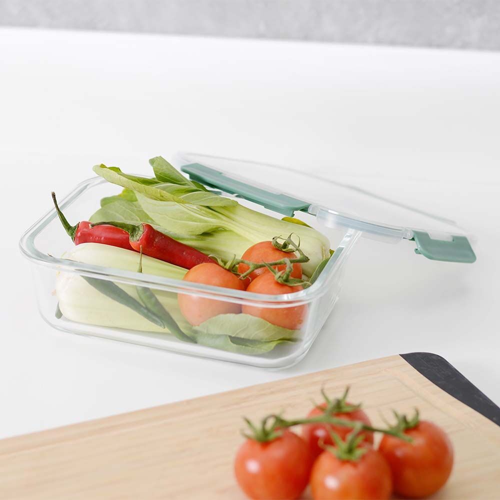 ProCook Lock & Fresh Airtight Glass Storage Dish Set of 4 - 1.5L