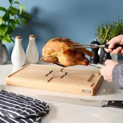 Secondary image for image of Spiked Carving Board Wooden