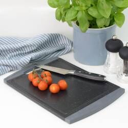 Secondary image for image of Non-Slip Chopping Board 29cm x 20cm Black Speckle