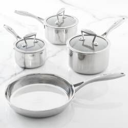 Elite Tri-ply Cookware Set - Uncoated 4 Piece