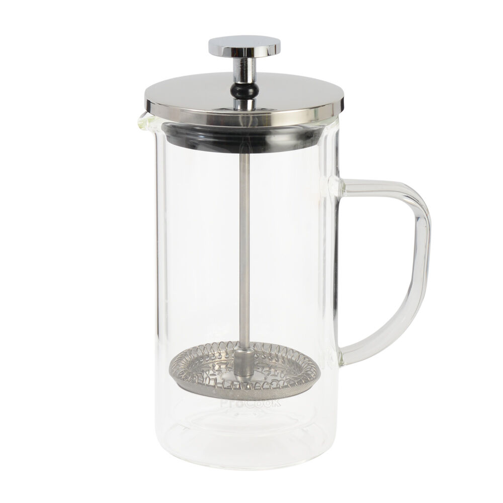 Double Walled Cafetiere 8 Cup 1l Procook 