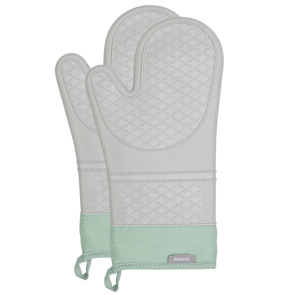 Silicone Oven Glove Pair Charcoal | Oven Gloves from ProCook