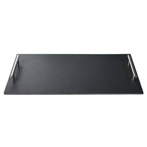 ProCook Slate Serving Board with Stainless Steel Handles