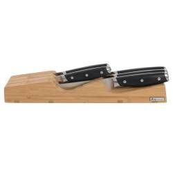 Elite AUS8 Knife Set - 5 Piece with in Drawer Knife Block