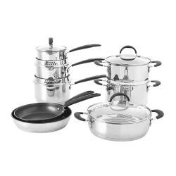 Main image for image of Gourmet Stainless Steel Cookware Set 8 Piece