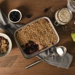 Main image for image of Stoneware Oven Dishes Set 3 Piece Reactive Grey