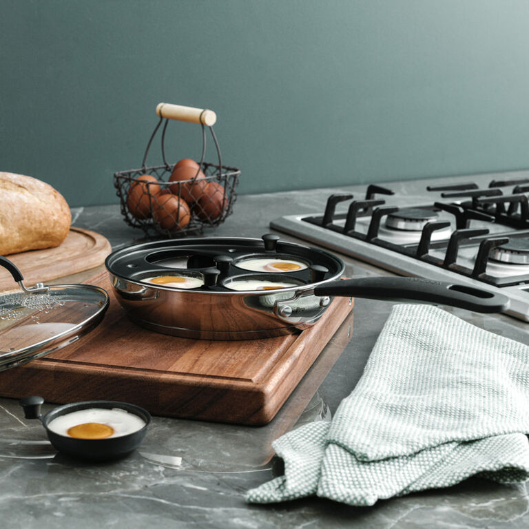 Gourmet Stainless Steel Egg Poacher Pan ProCook