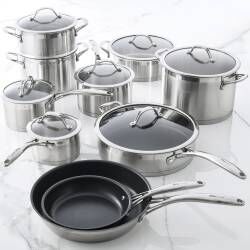 Professional Stainless Steel Cookware Set - 10 Piece
