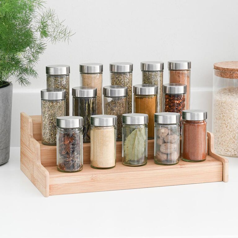 ProCook Extendable Spice Jar Rack Bamboo | ProCook