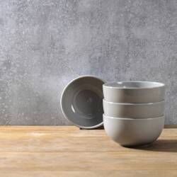 Stockholm Grey Stoneware Cereal Bowl - Set of 4 - 15.5cm