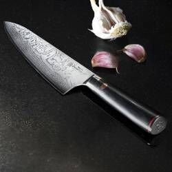 Secondary image for image of Damascus 67 Chefs Knife 20cm / 8in