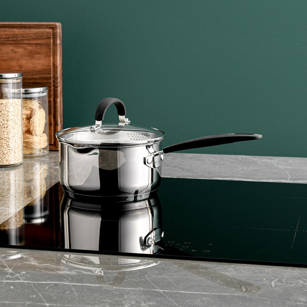 Main image for Gourmet Stainless Steel Saucepan & Lid