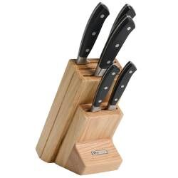Gourmet X30 Knife Set - 5 Piece and Wooden Block