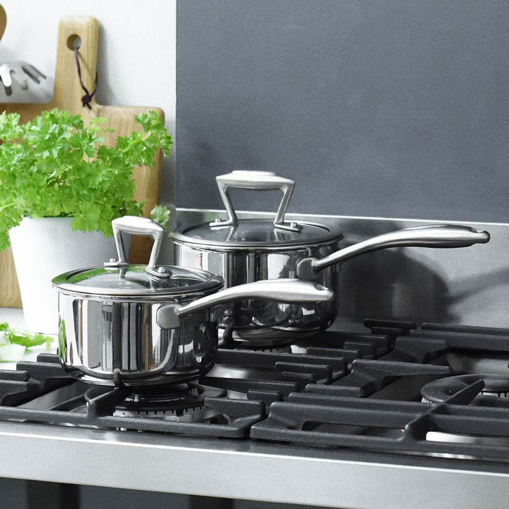 Elite Tri-ply Saucepan Set 2 Piece