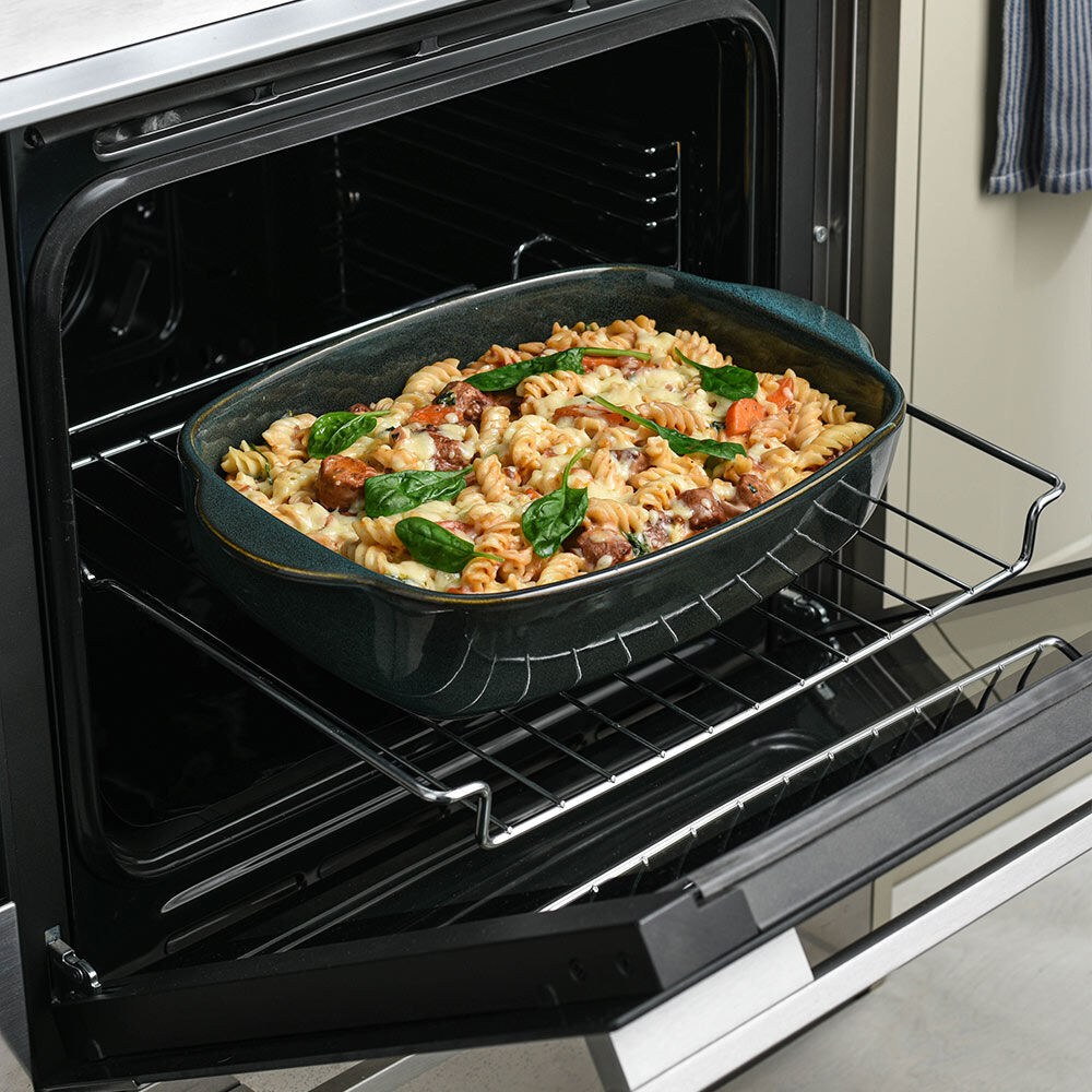 ProCook Stoneware Oven Dish 39.5cm x 24.5cm Reactive Green