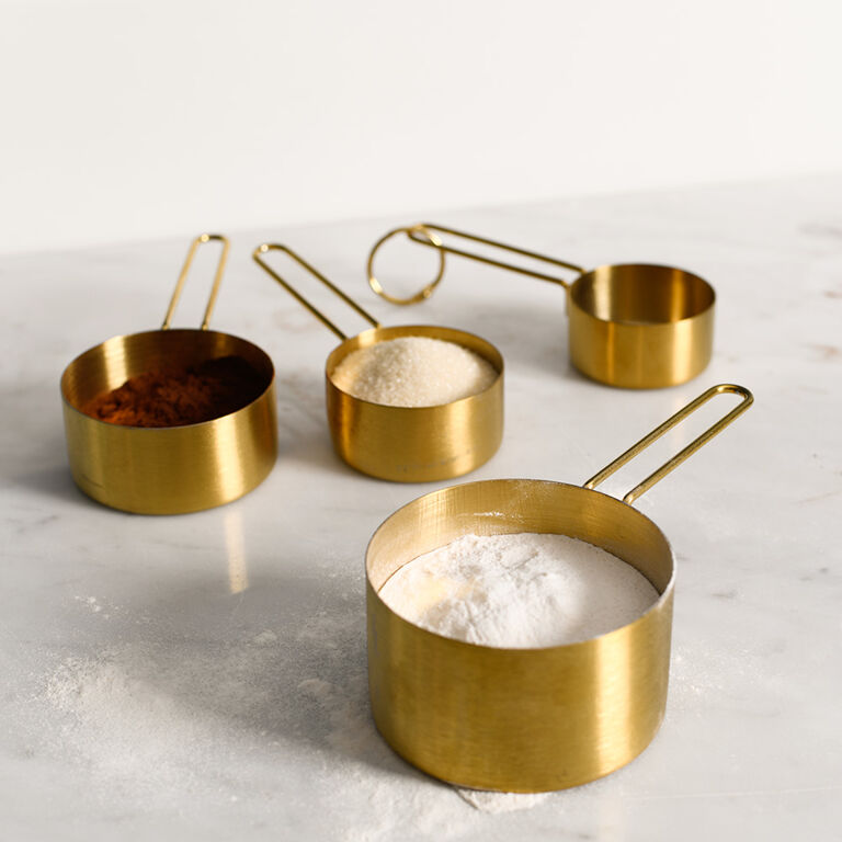 Gold Measuring Cups 4 Piece