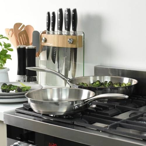 Professional Stainless Steel Frying Pan Set