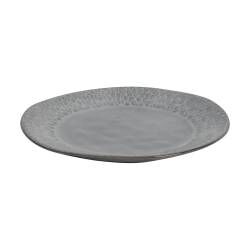 Malmo Charcoal Stoneware Salad Plate - 24cm