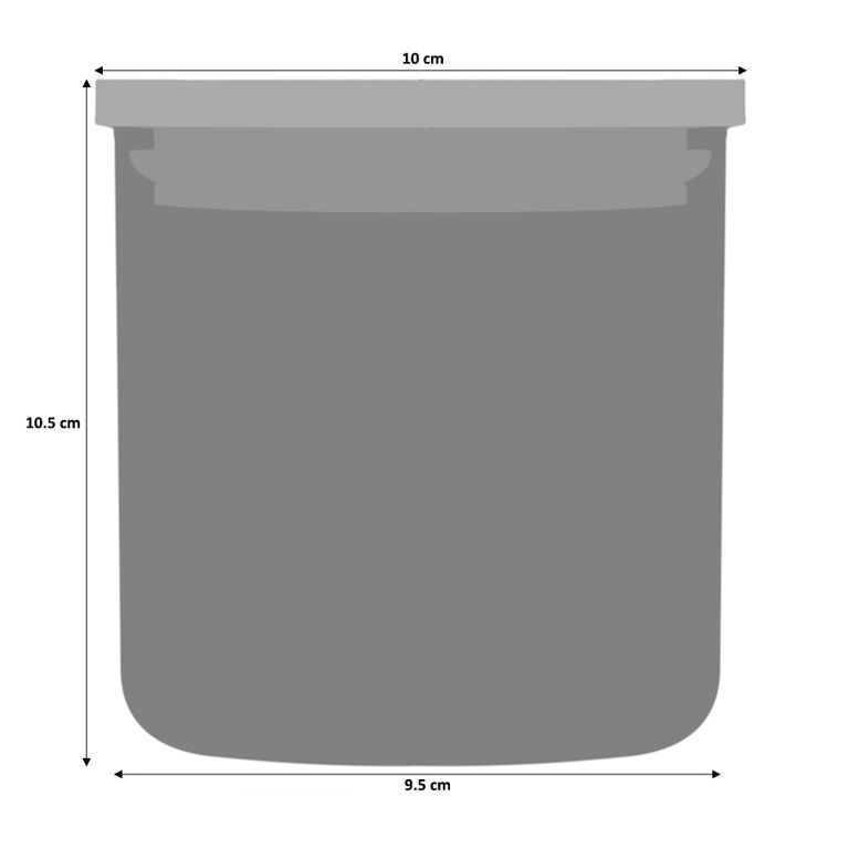ProCook Round Glass Storage Jar 500ml ProCook
