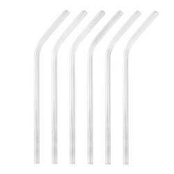 Life's a Beach Glass Straws - Clear 6 Pieces