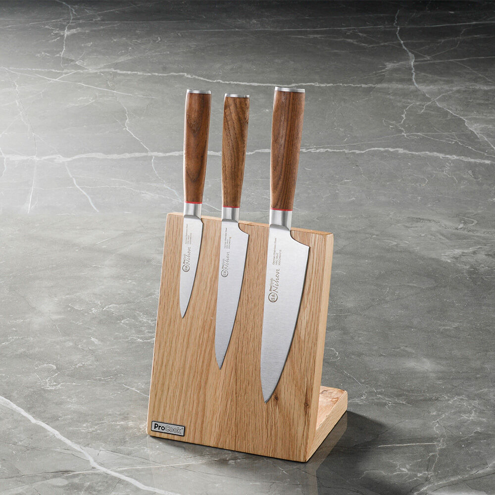 Nihon X30 Knife Set 3 Piece and Block Nihon X30 from ProCook