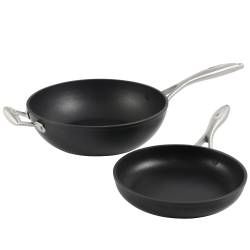 Elite Forged Wok and Frying Pan Set - 2 Piece