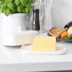 Secondary image for image of Butter Dish Porcelain