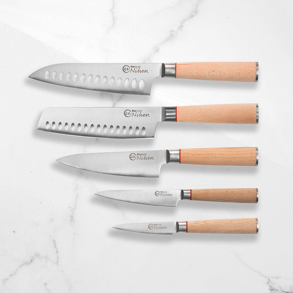 Nihon X30 Knife Set 3 Piece and Block Nihon X30 from ProCook