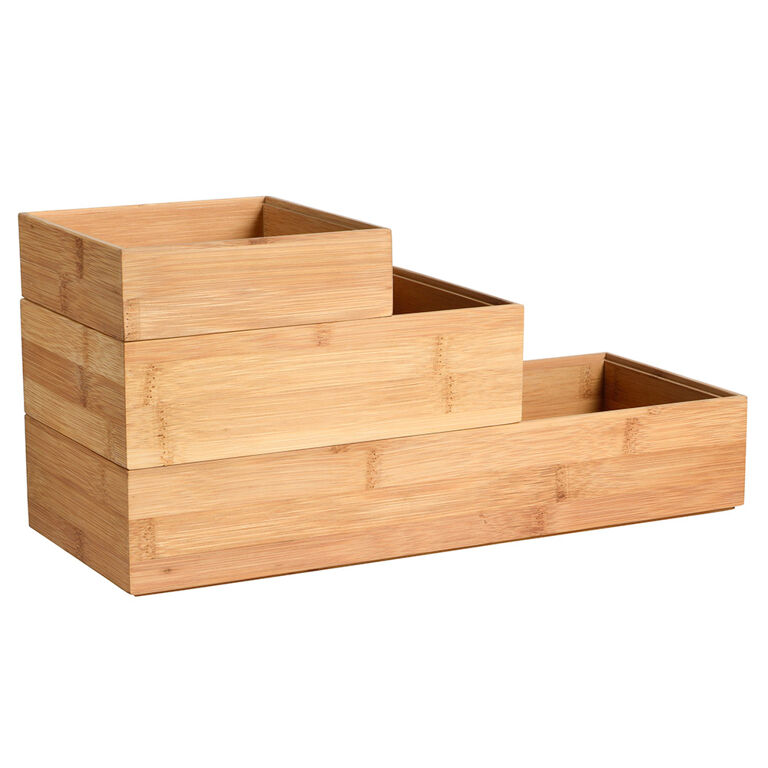 5 five simply smart Storage box, Wood, cm : : Home