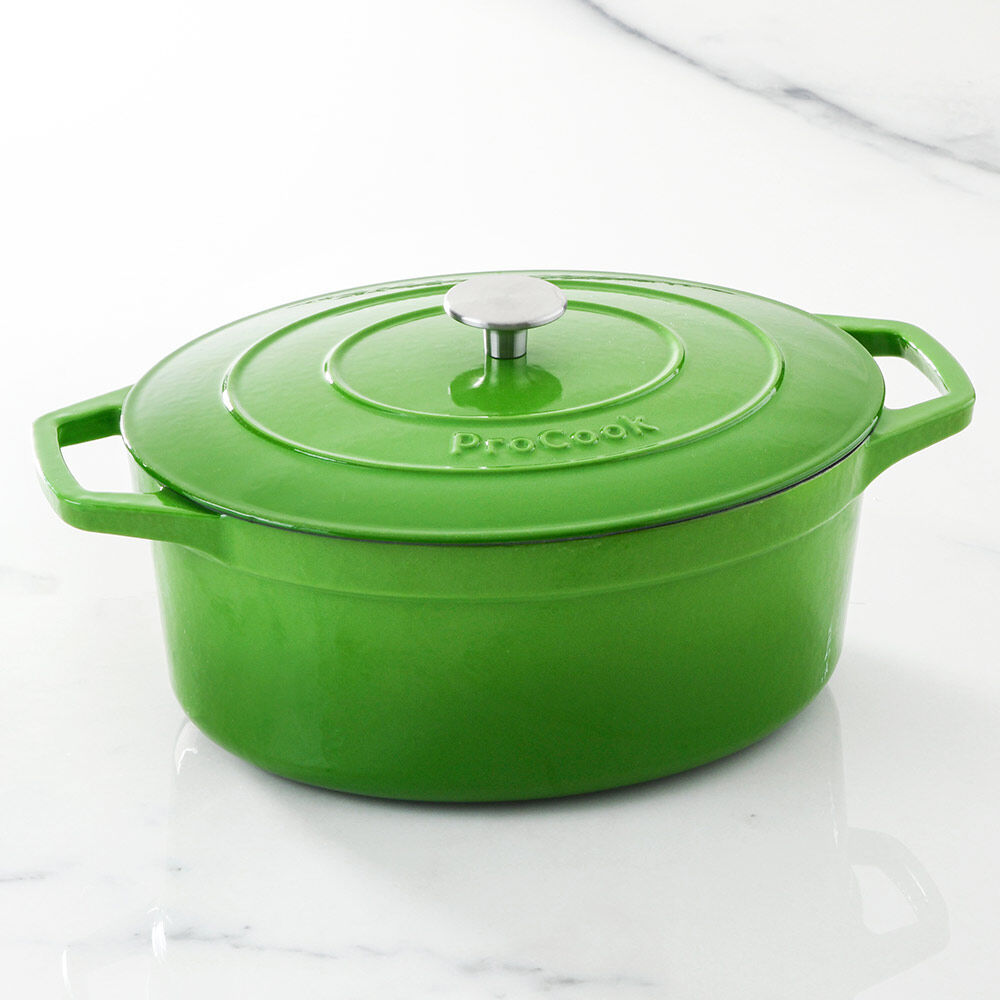 Cast Iron Casserole 28cm / 3.9L Shallow Graduated Red | Cast Iron ...