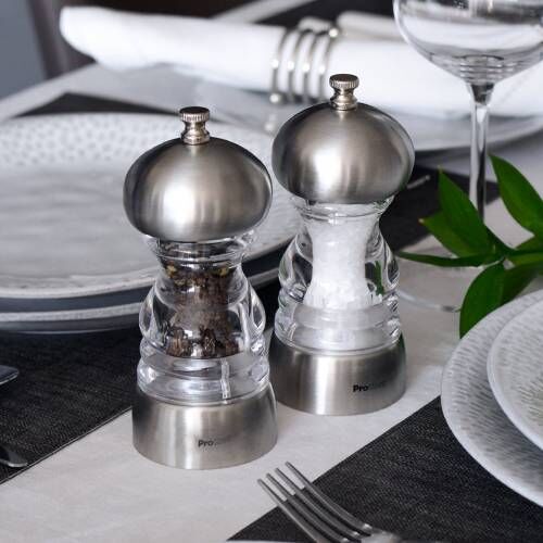 ProCook Acrylic & Stainless Steel Salt or Pepper Mill