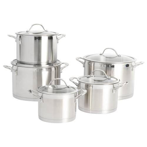 thumbnail image 2 of Smith Nobel 28 Cm Cook Stainless Steel Stockpot With Glass Lid 2 of 13
