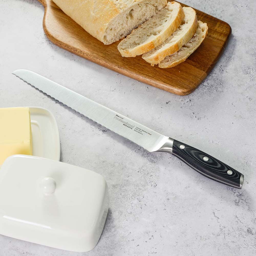 Professional X50 Micarta Bread Knife 25cm / 10in