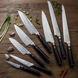 Secondary image for image of Damascus 67 Knife Set 8 Piece
