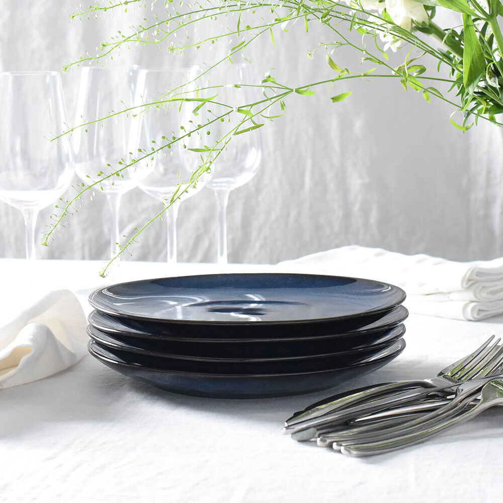 Vaasa Stoneware Salad Plate Set of 4 - 24cm