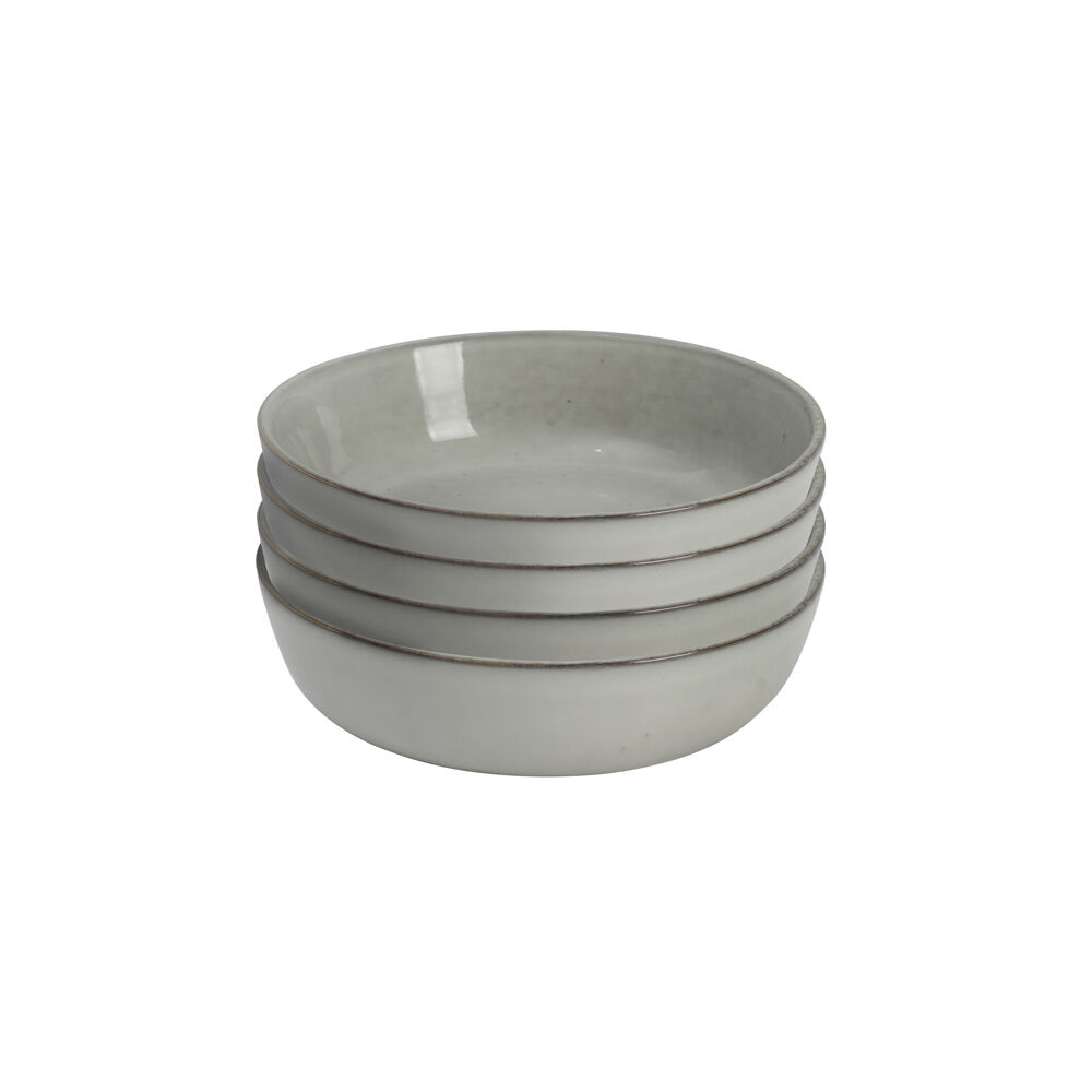 Sonoma Grey Stoneware Pasta Bowl Set of 4 20cm Pasta Bowls from ProCook