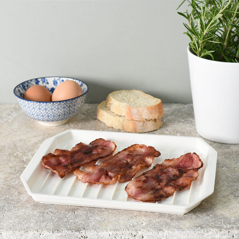 Air Fryer Bacon Rack,, Rectangular Silicone Bacon Cooker For Meat