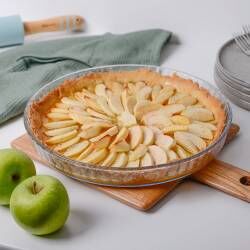 Main image for image of Glass Ovenware Flan Dish 27cm