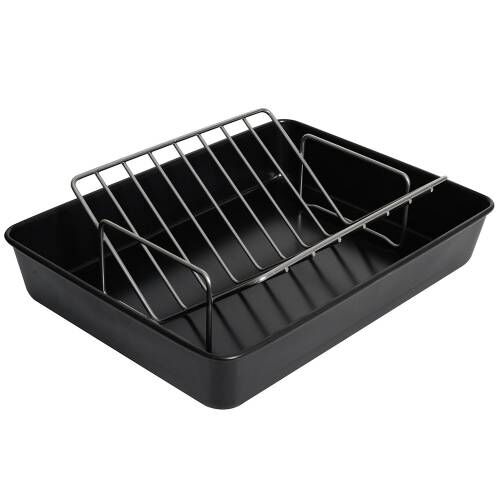 Non-Stick Roasting Tin with Small V-Shape Rack