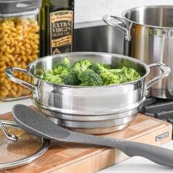 Secondary image for image of Professional Stainless Steel Multi Steamer Insert 20cm
