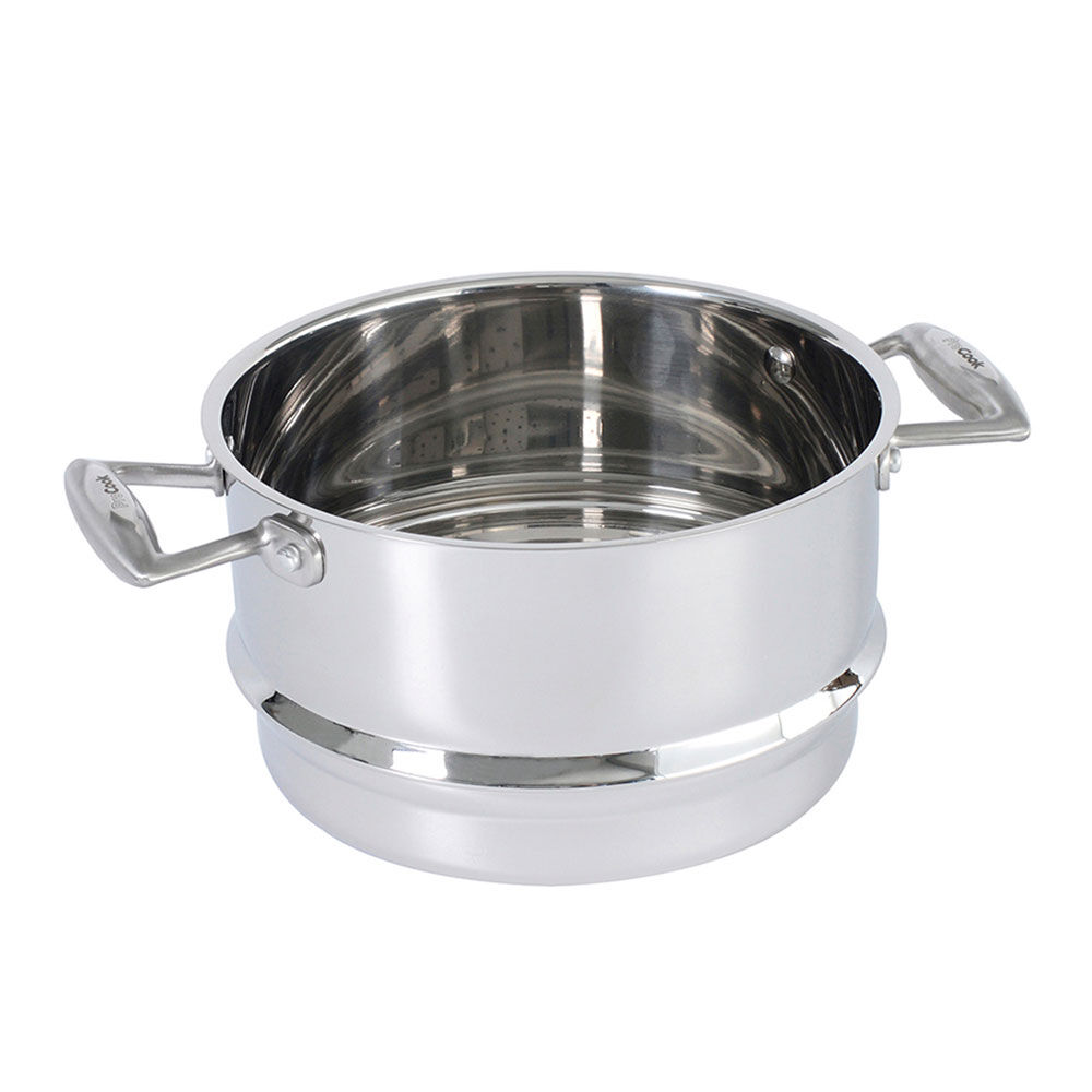 Elite Steamer Insert 20cm | Elite Tri-Ply from ProCook