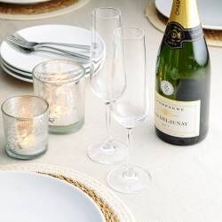 Secondary image for image of Modena Champagne Glasses Set of 6 - 210ml