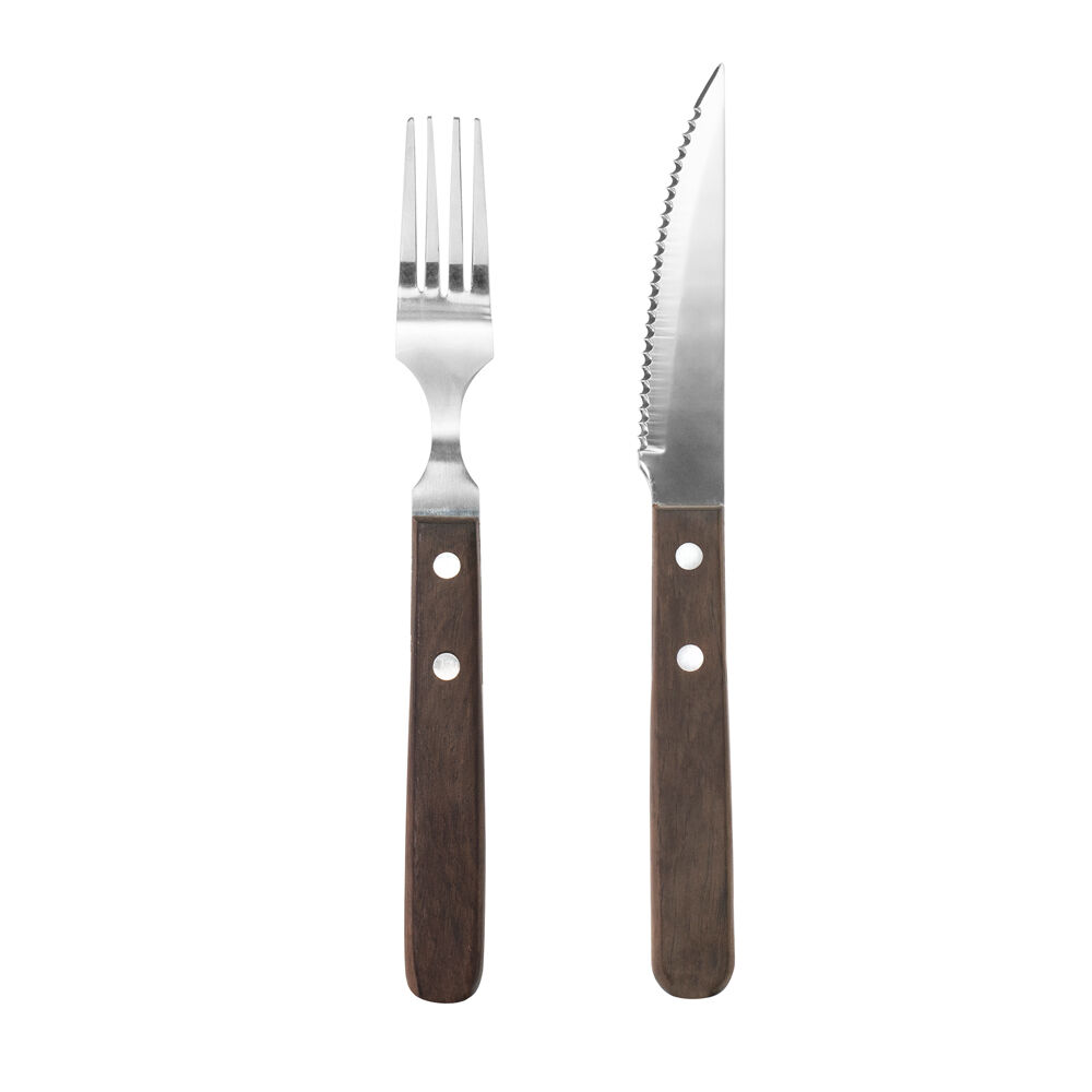 ProCook Steak Cutlery Set 4 Sets Walnut | ProCook