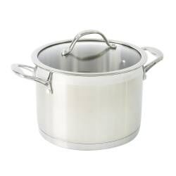 Professional Stainless Steel Stockpot & Lid - 20cm / 4.4L