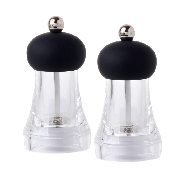 Choice 7 Acrylic Salt Shaker / Pepper Mill Combo