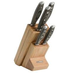 Elite Ice X50 Knife Set - 5 Piece and Wooden Block