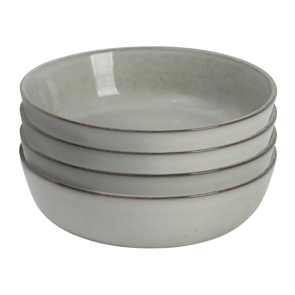 Oslo Stoneware Pasta Bowl Set of 4 - 19.5cm | ProCook Oslo Stoneware ...