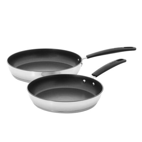 Gourmet Stainless Steel Frying Pan Set