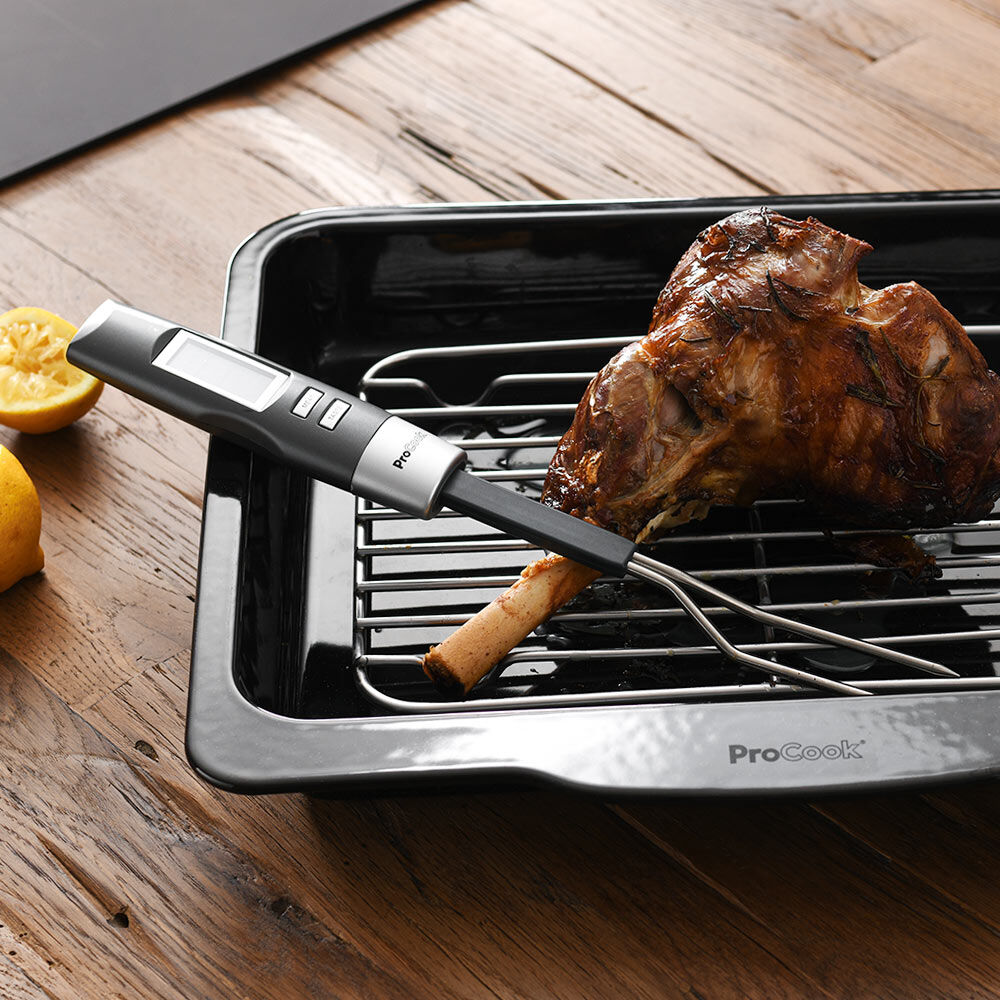 ProCook Meat Thermometer Grey Fork
