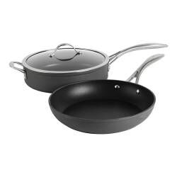 Professional Anodised Saute and Frying Pan Set - 2 Piece